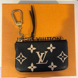 100% authentic Louis Vuitton coin purse wallet with chain!